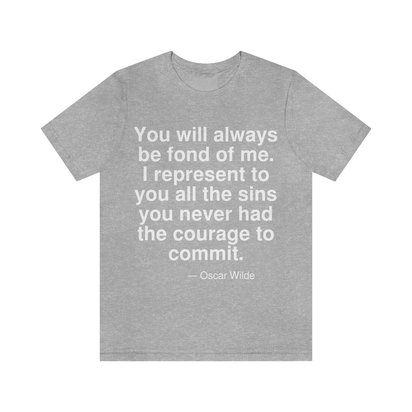 Wilde Fond Aa adult t-shirt