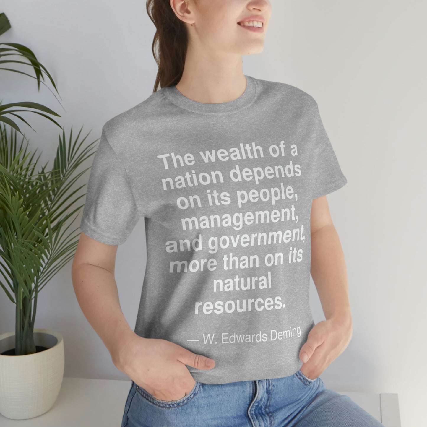 Deming Wealth Aa adult t-shirt