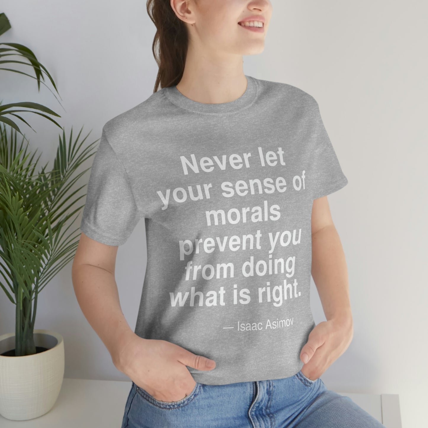 Asimov Morals Aa adult t-shirt