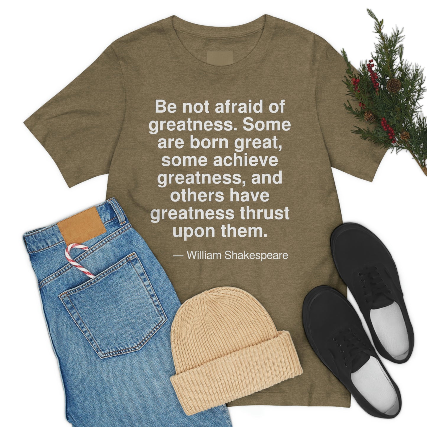 Shakespeare Greatness Aa adult t-shirt