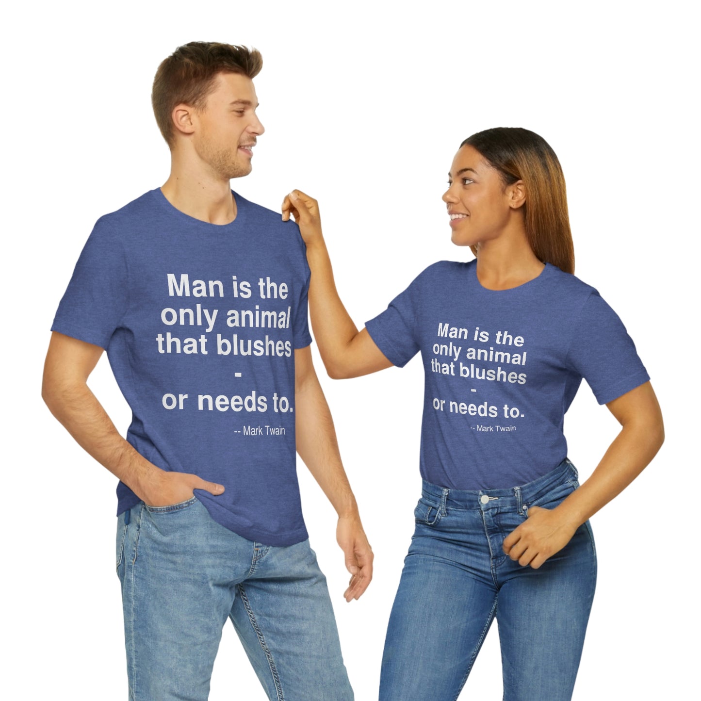 Twain Blushes Aa adult t-shirt