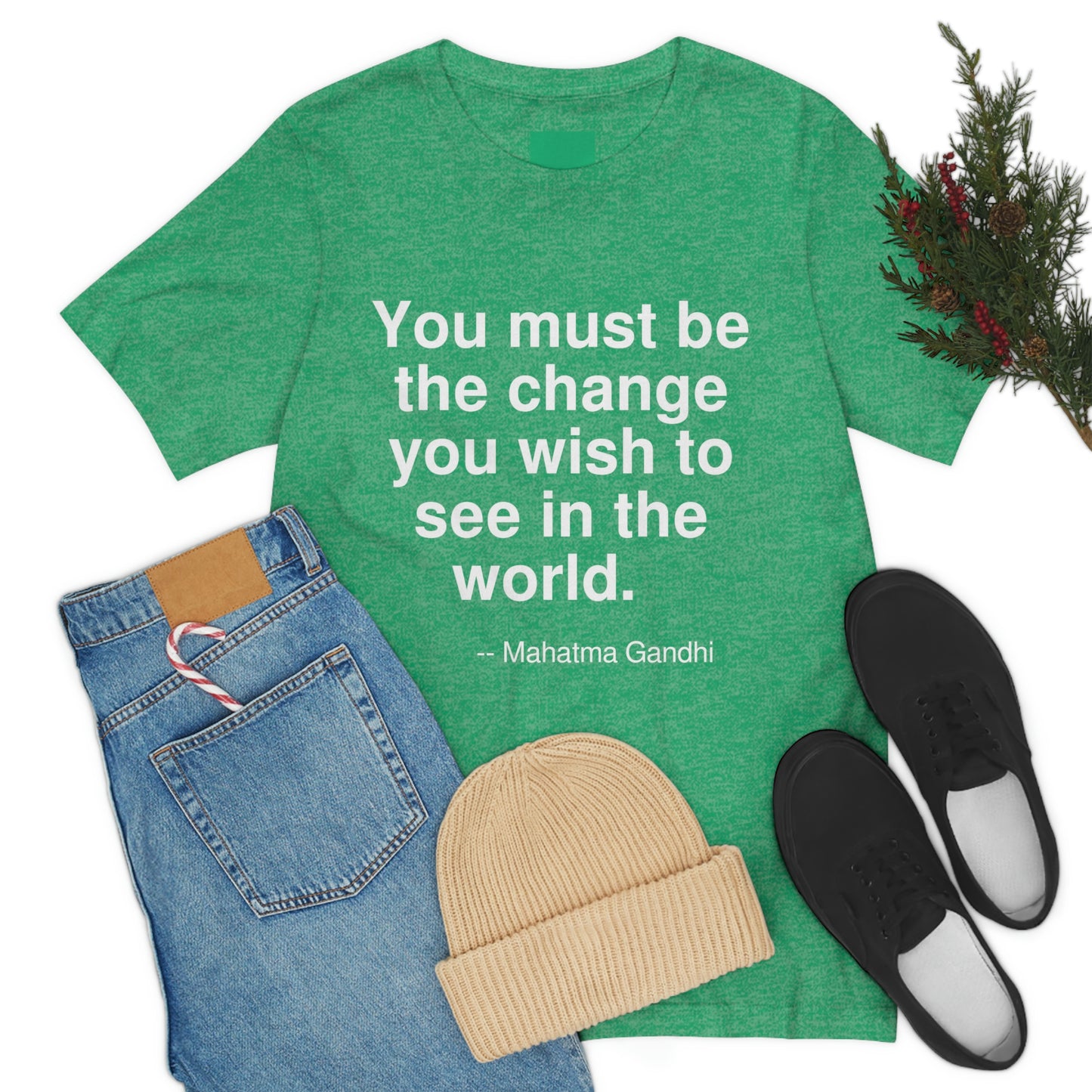 Gandhi Change Aa adult t-shirt