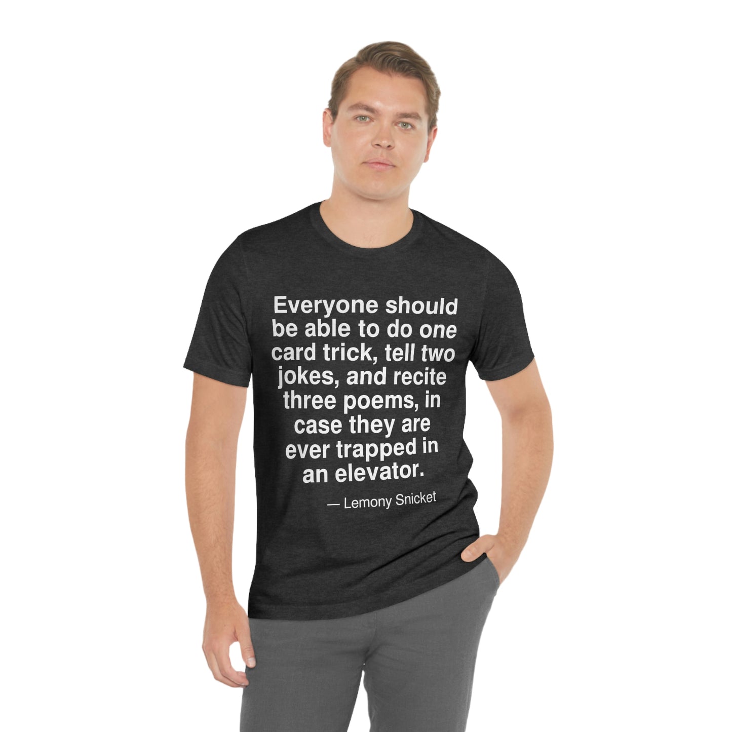 Snicket Everyone Aa adult t-shirt