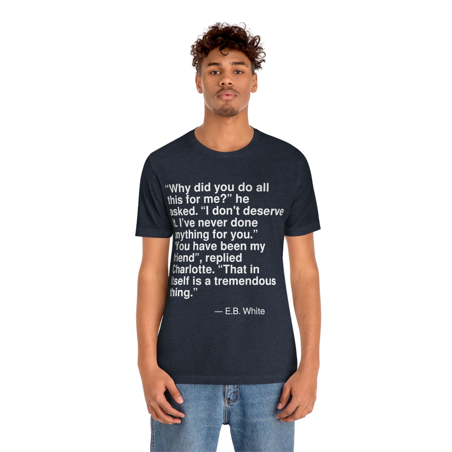 White Friend Aa adult t-shirt