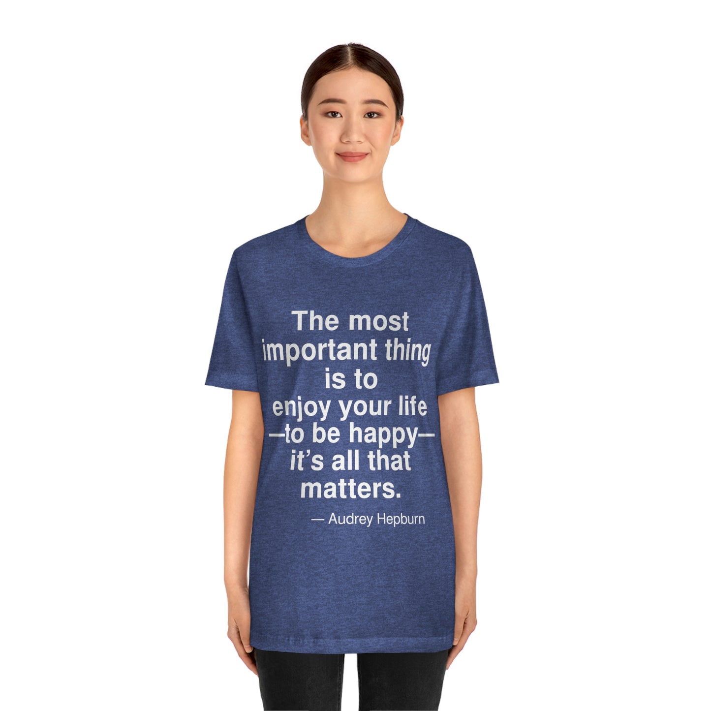 Hepburn Important Aa adult t-shirt