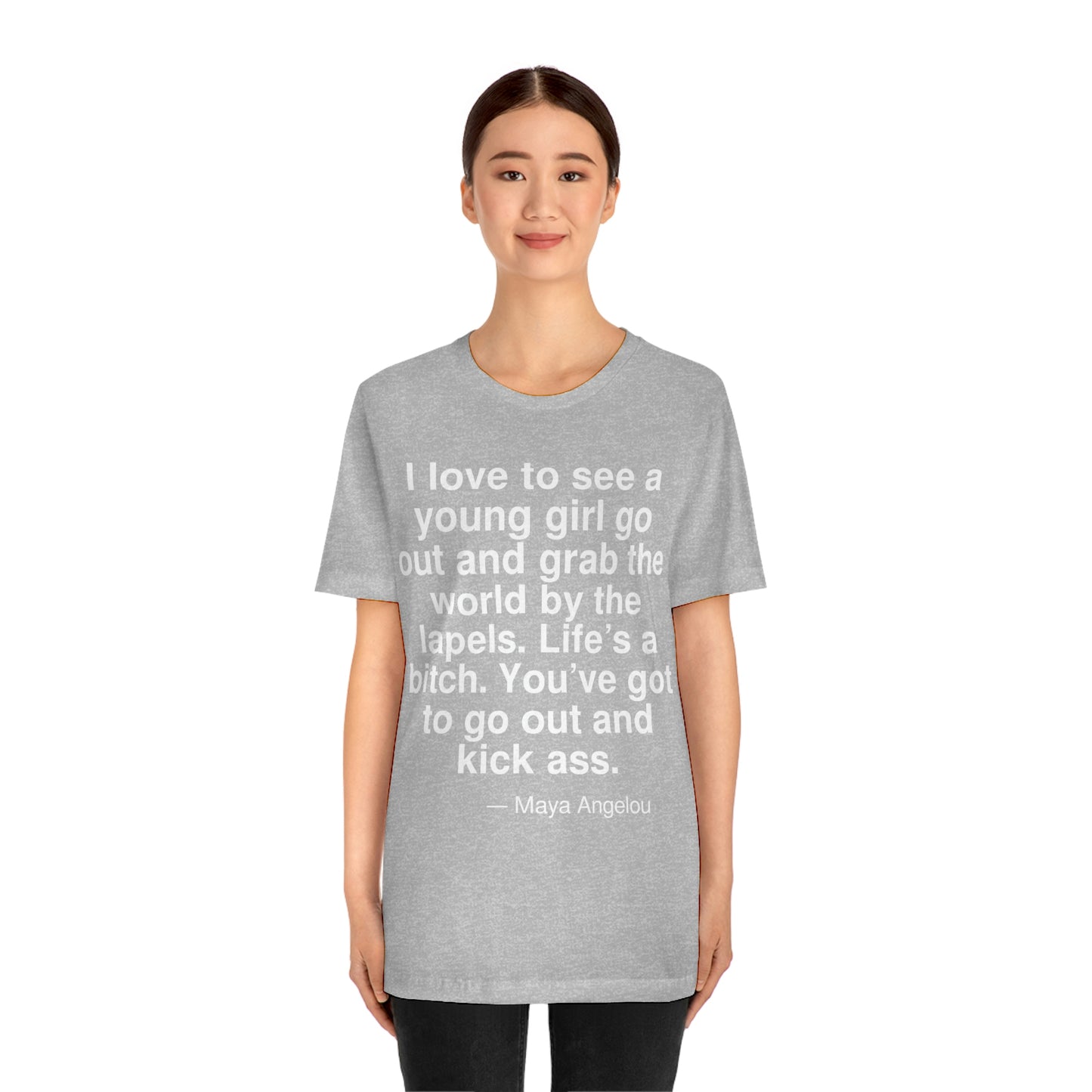 Angelou World Aa adult t-shirt