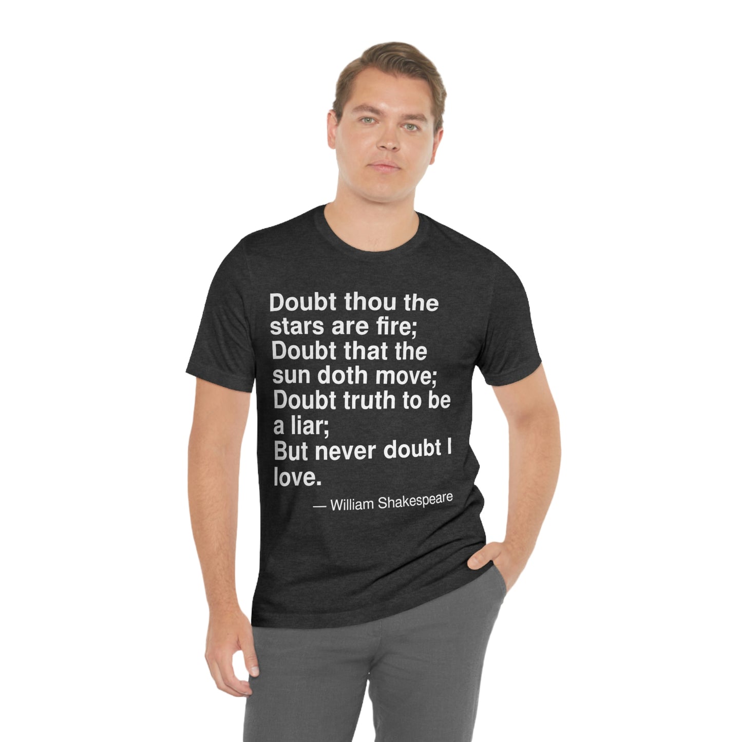 Shakespeare Doubt Aa adult t-shirt