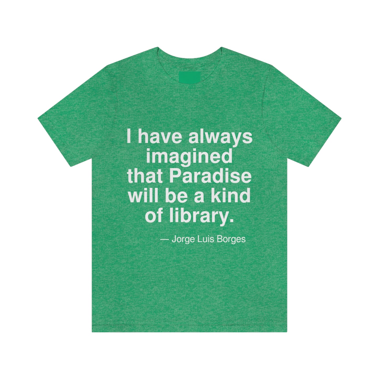 Borges Library Aa adult t-shirt