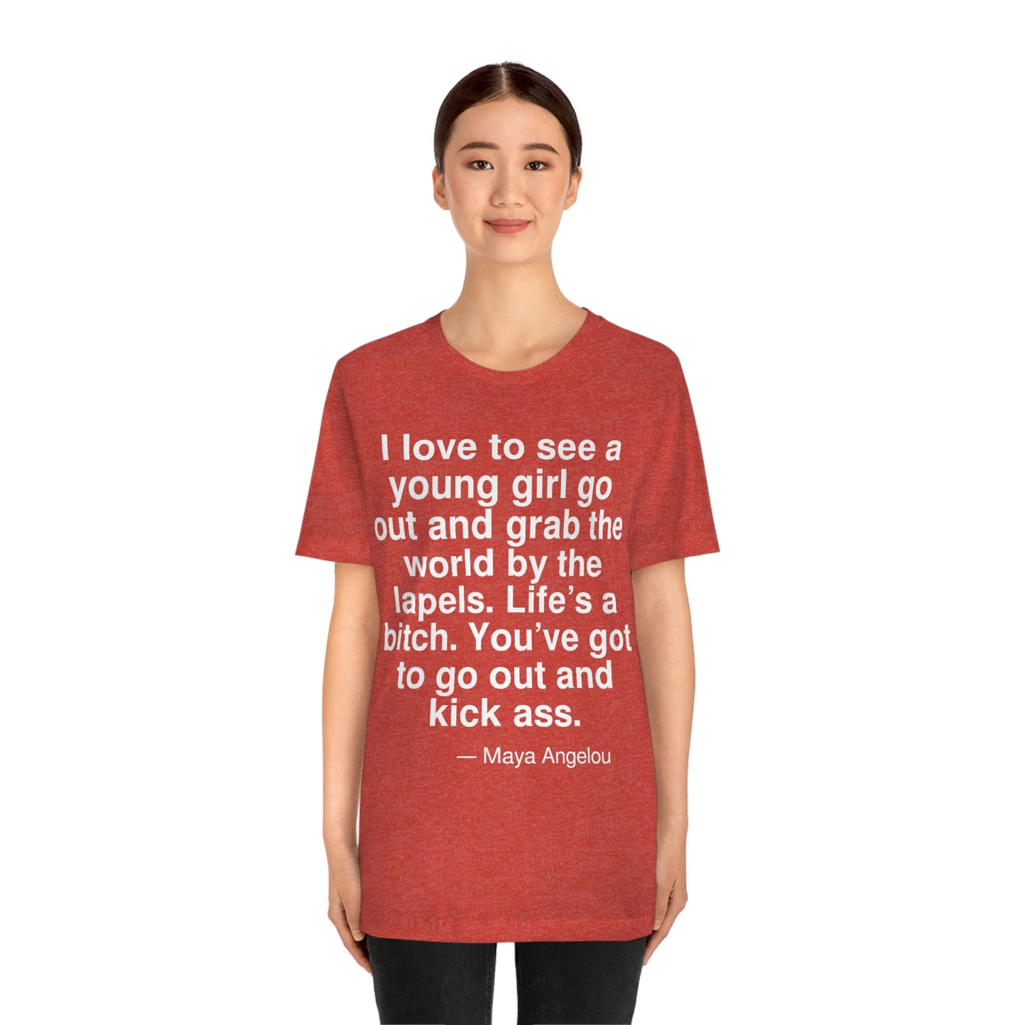 Angelou World Aa adult t-shirt