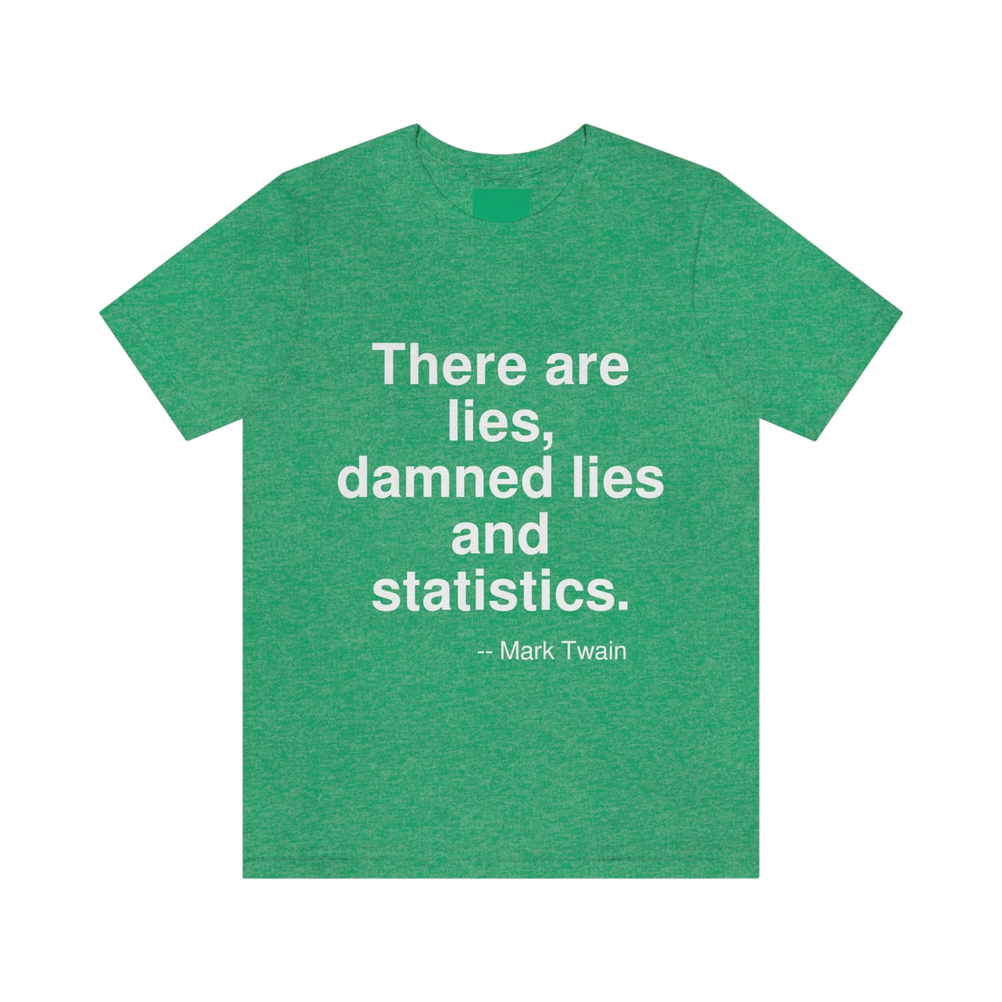 Twain Statistics Aa adult t-shirt