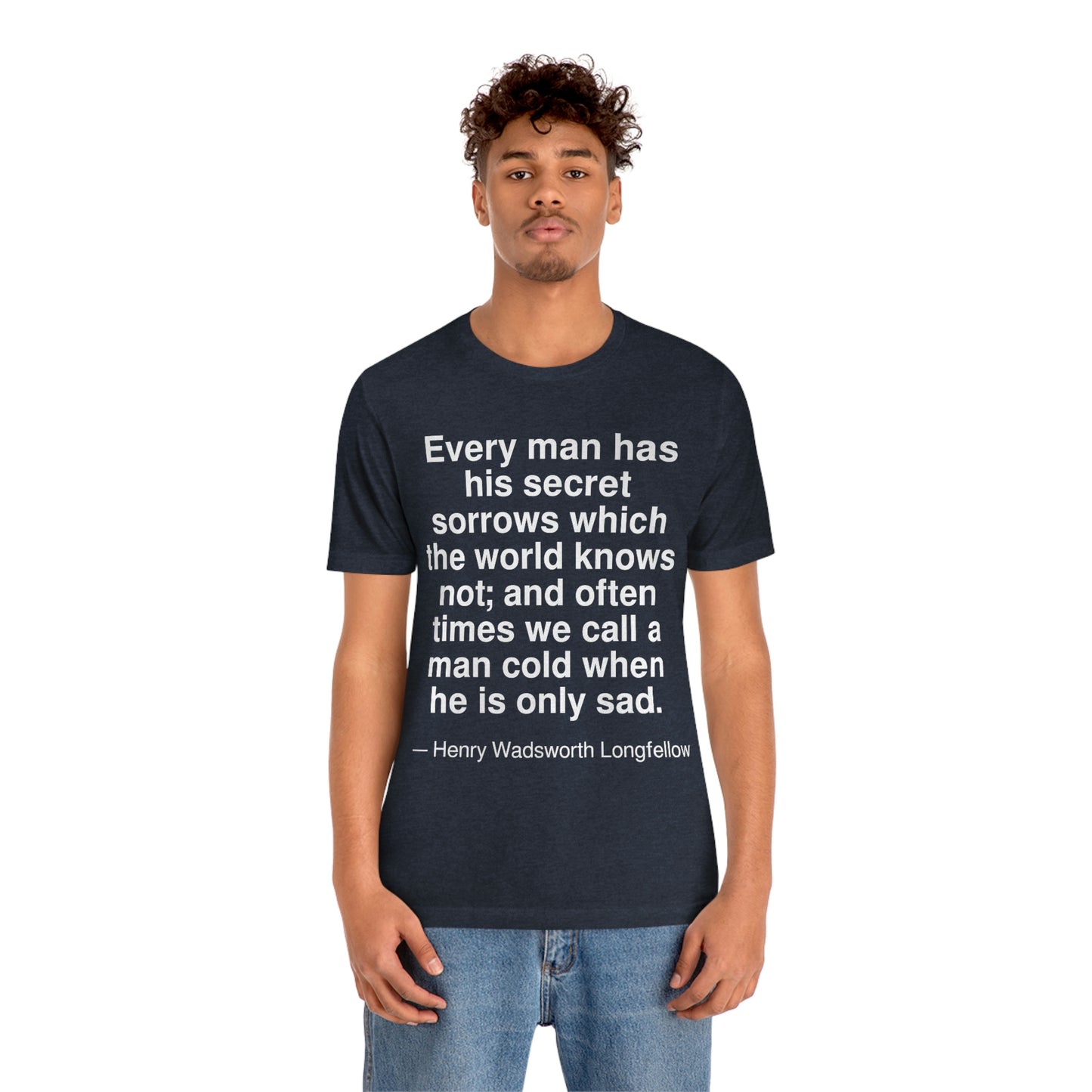 Longfellow Sorrows Aa Adult t-shirt