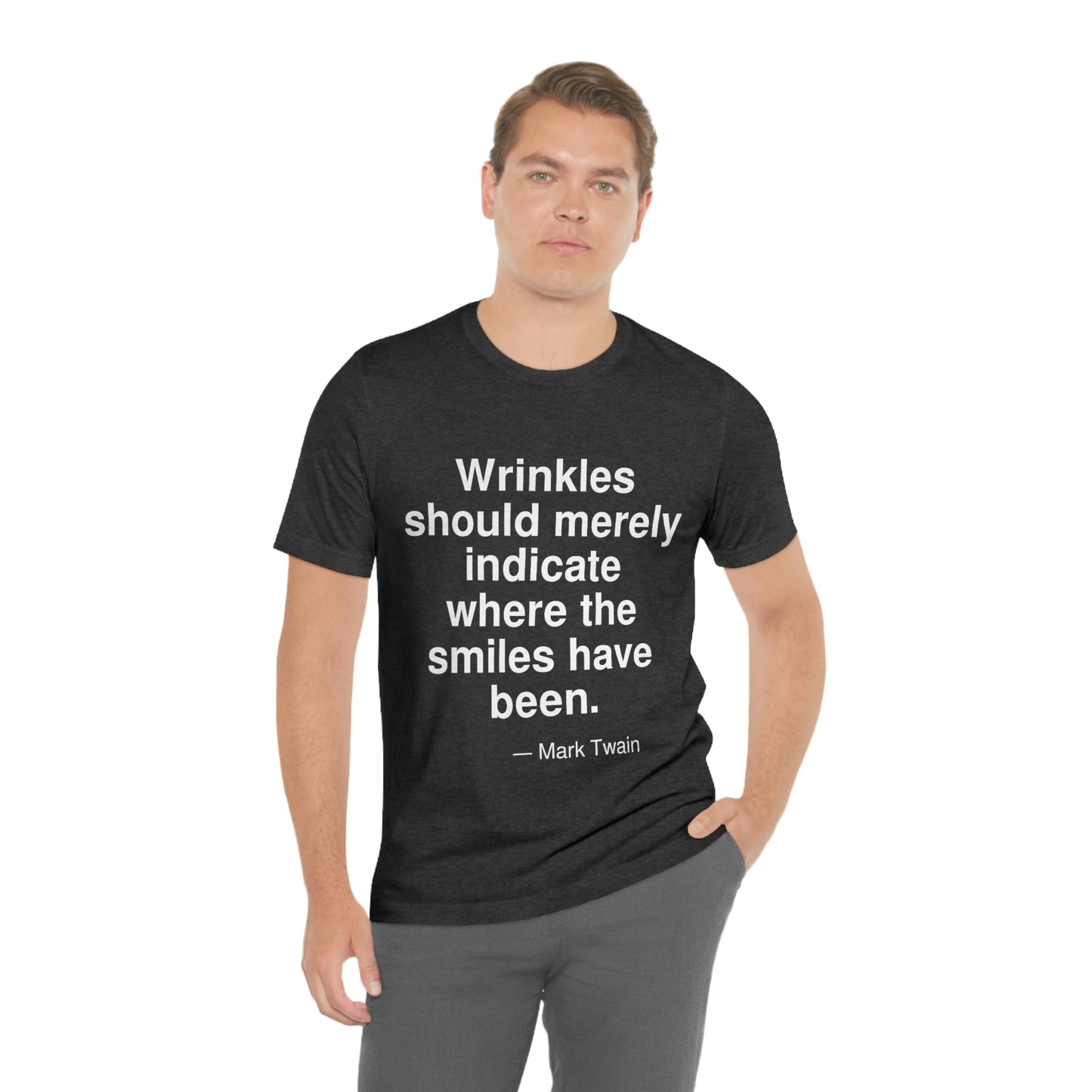 Twain Smiles Aa adult t-shirt