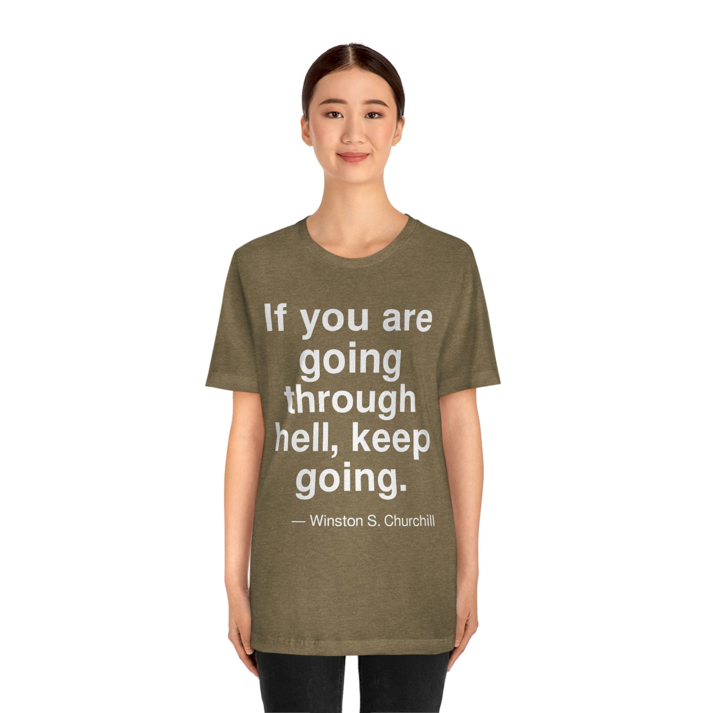 Churchill Hell Aa adult t-shirt