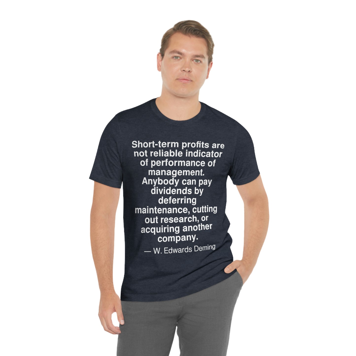 Deming Short Aa adult t-shirt