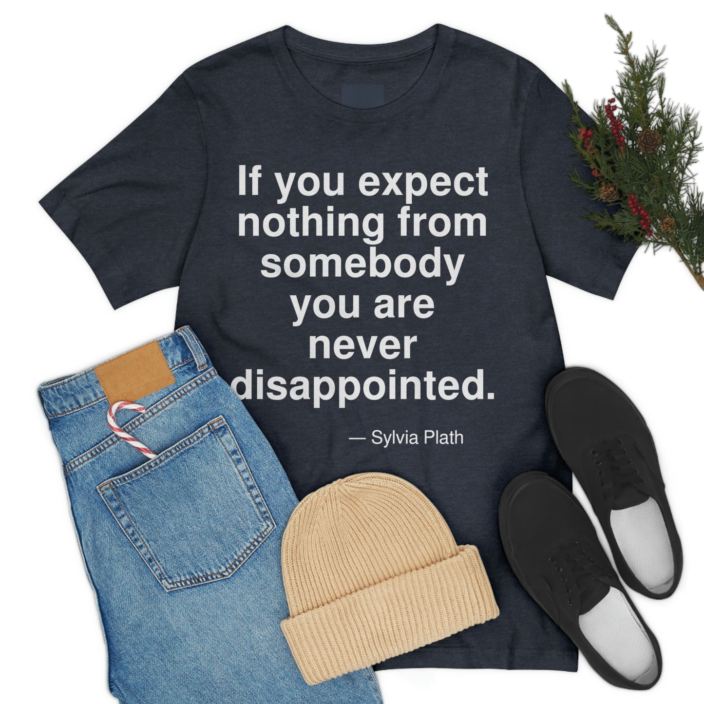 Plath Expect Aa adult t-shirt