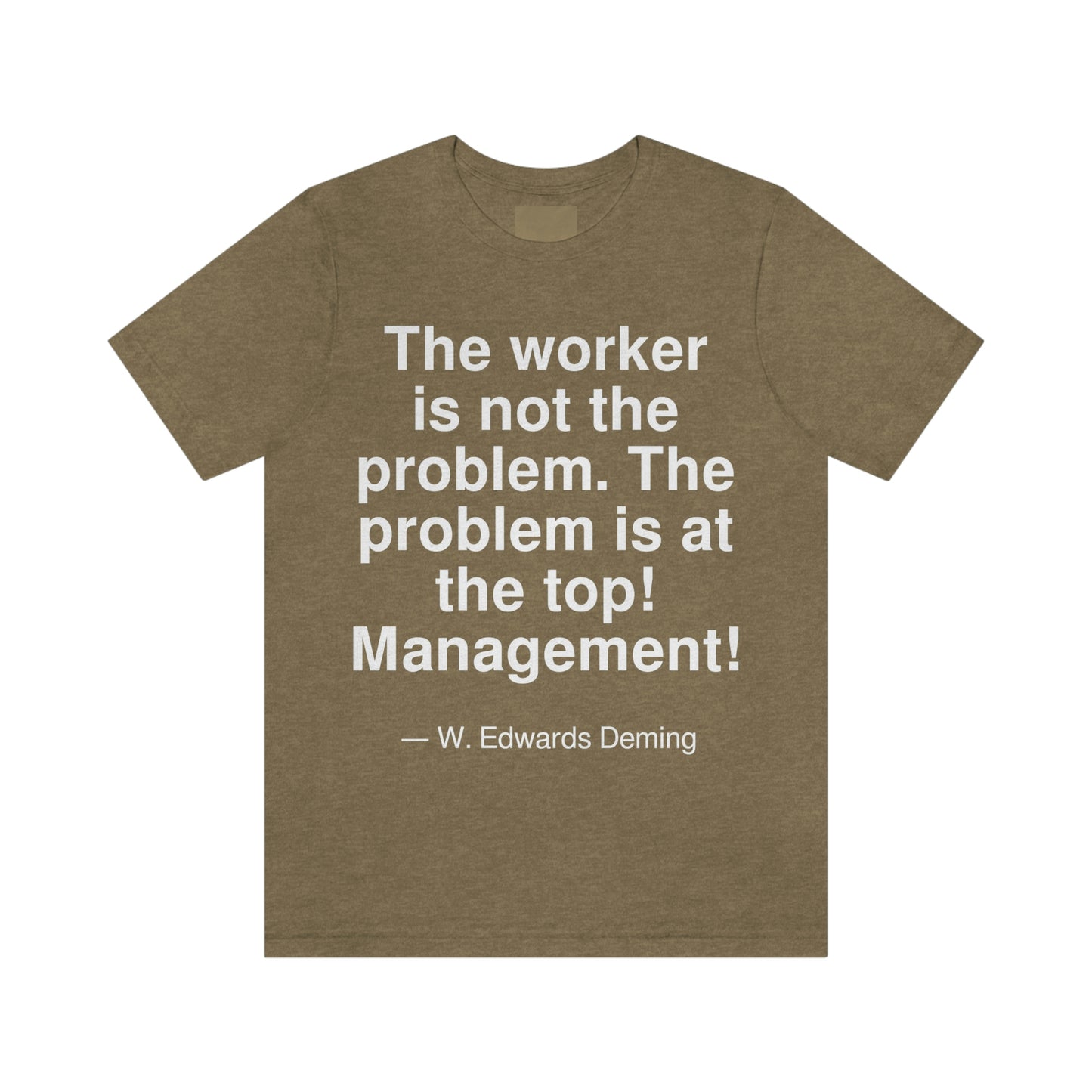 Deming Problem Aa adult t-shirt