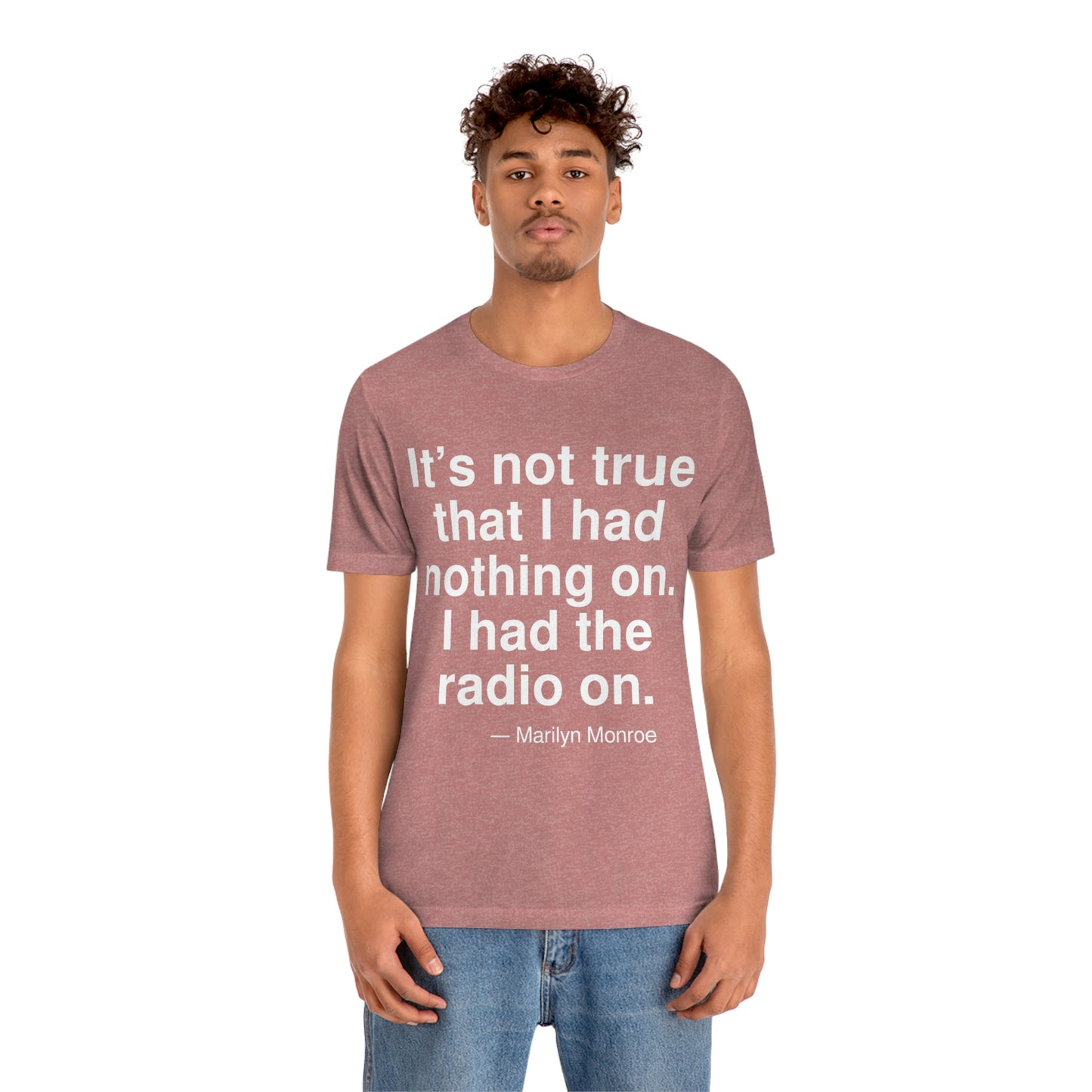 Monroe Radio Aa adult t-shirt