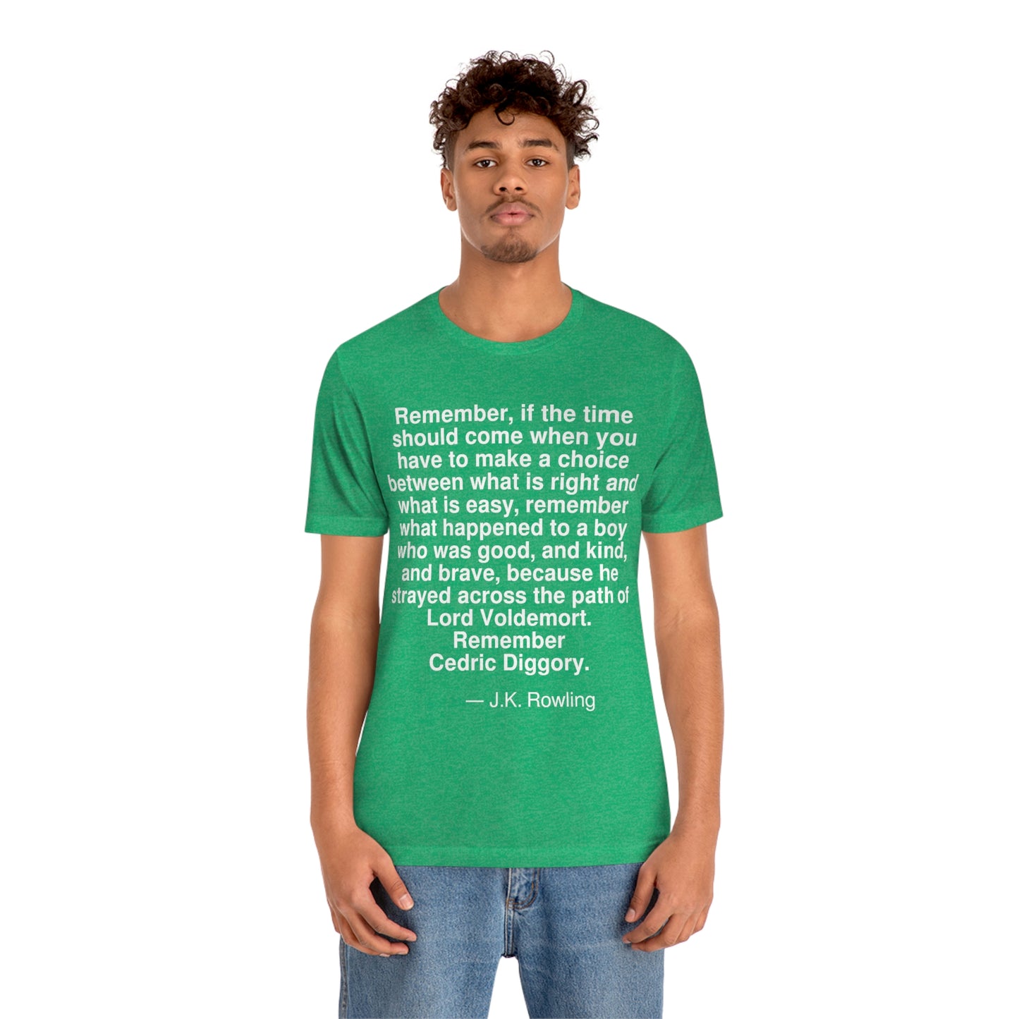 Rowling Cedric Aa adult t-shirt