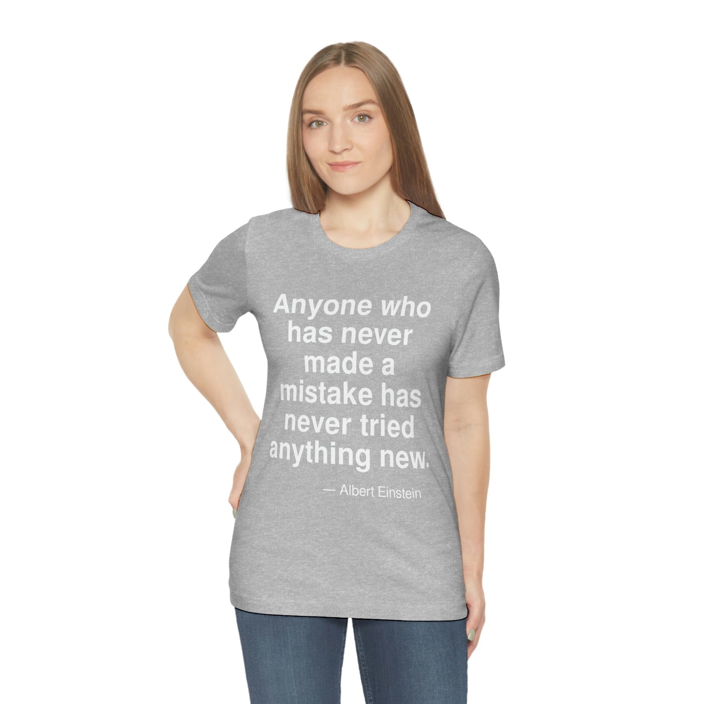 Einstein Mistake Aa adult t-shirt