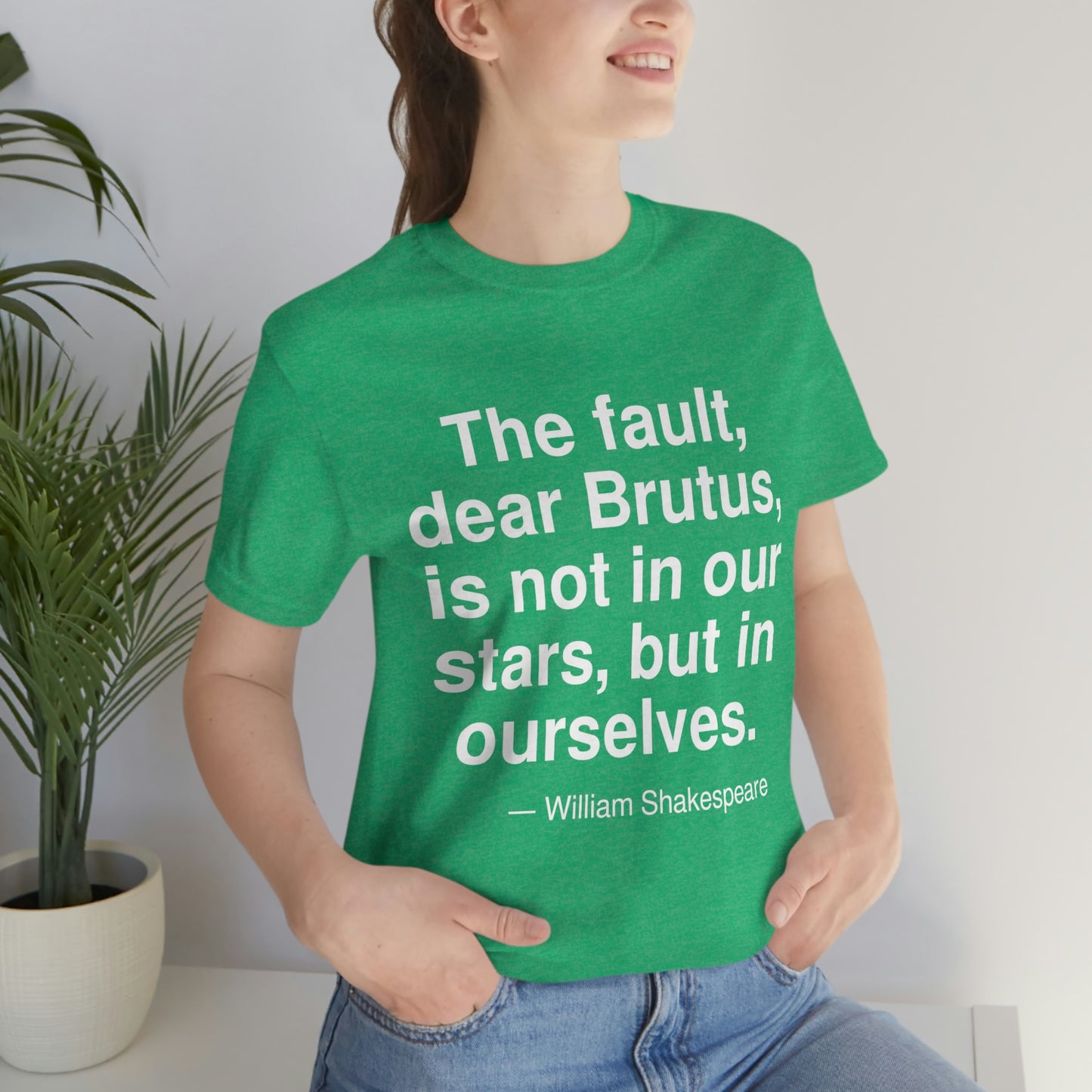 Shakespeare Fault Aa adult t-shirt