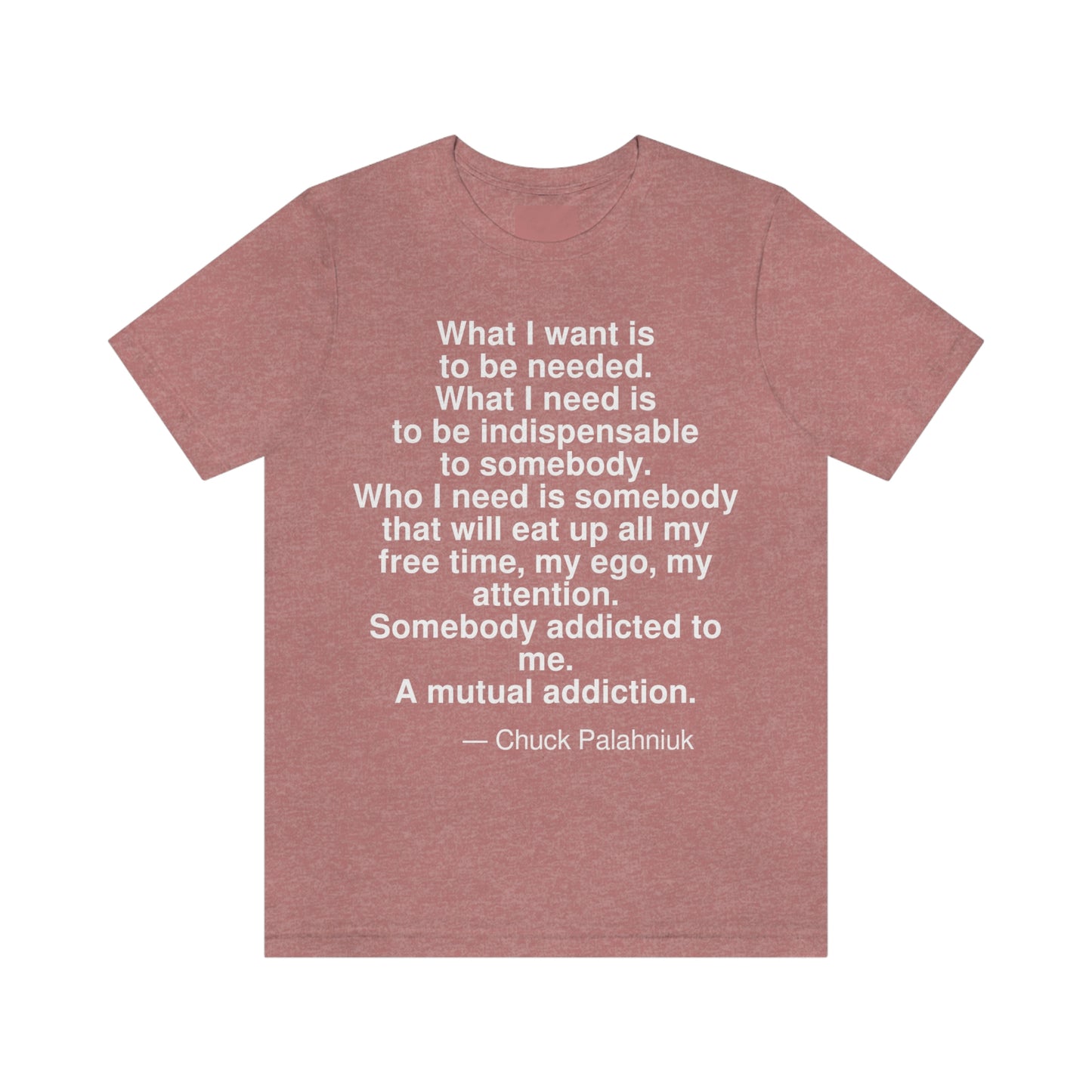 Palahniuk I Aa adult t-shirt