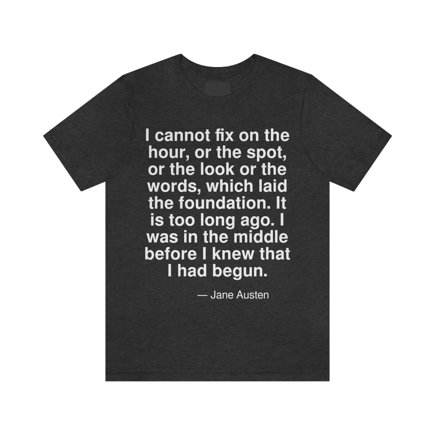 Austen Foundation Aa adult t-shirt