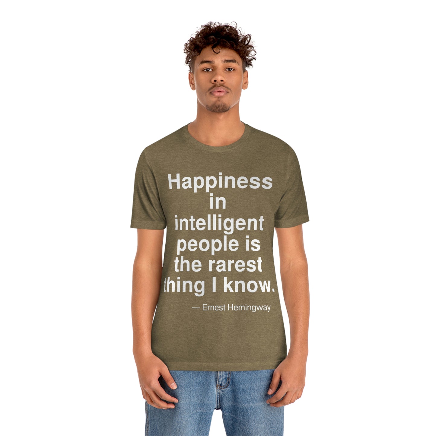 Hemingway Happiness Aa adult t-shirt