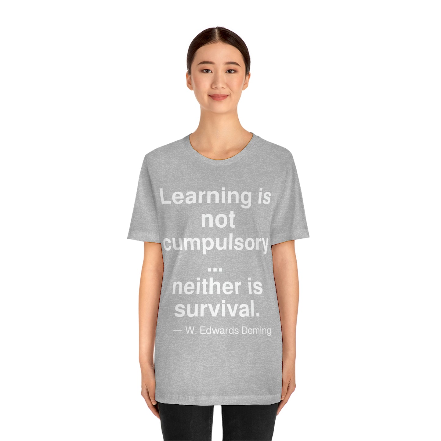 Deming Learning Aa adult t-shirt