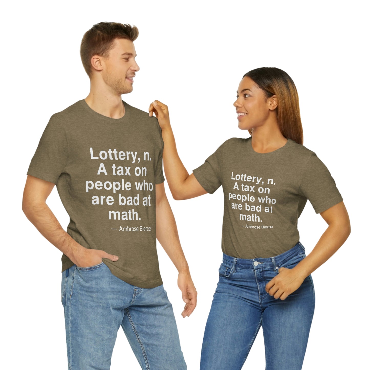 Bierce Lottery Aa adult t-shirt