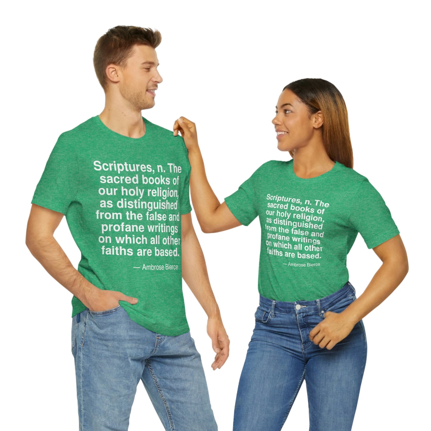 Bierce Scriptures Aa adult t-shirt