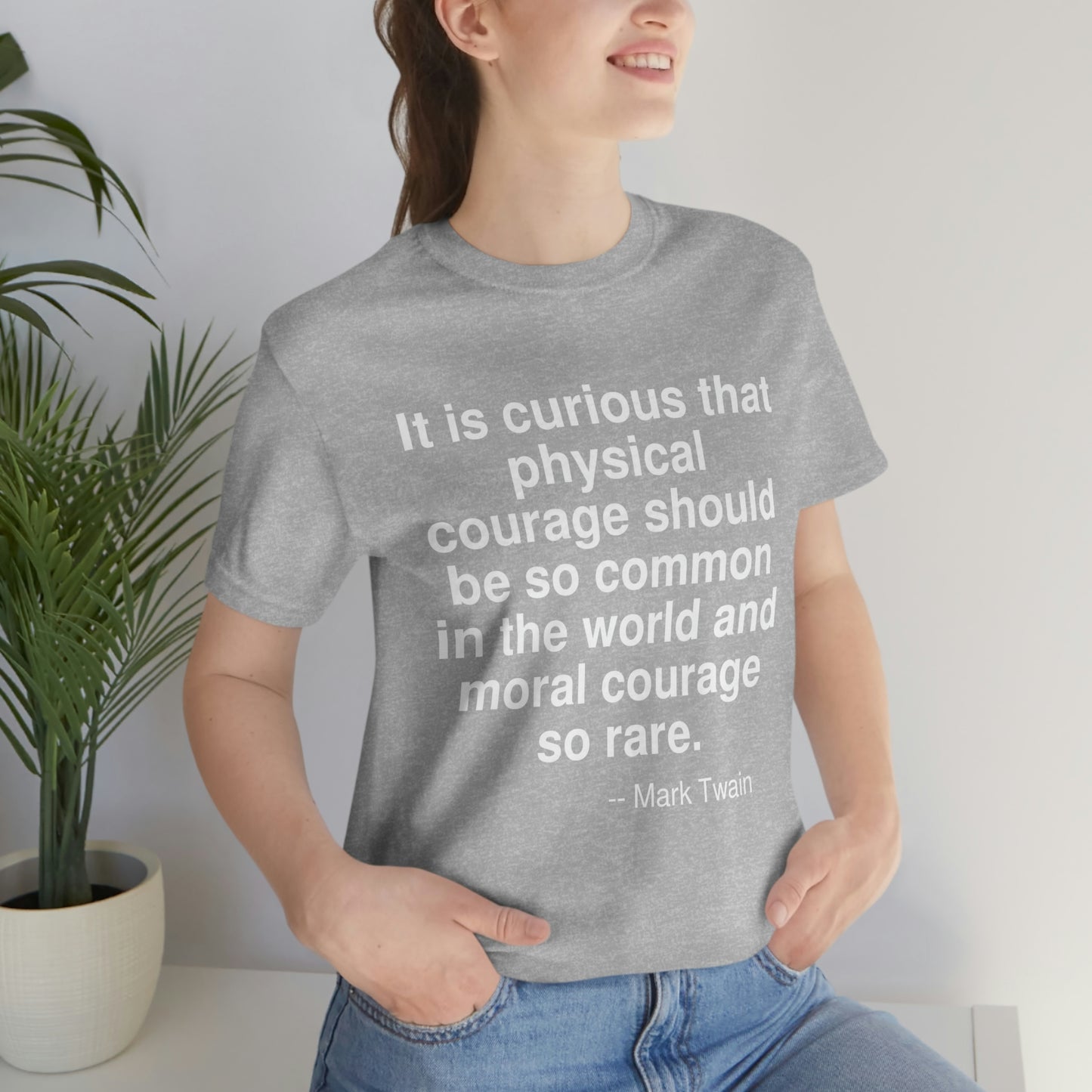 Twain Courage Aa adult t-shirt