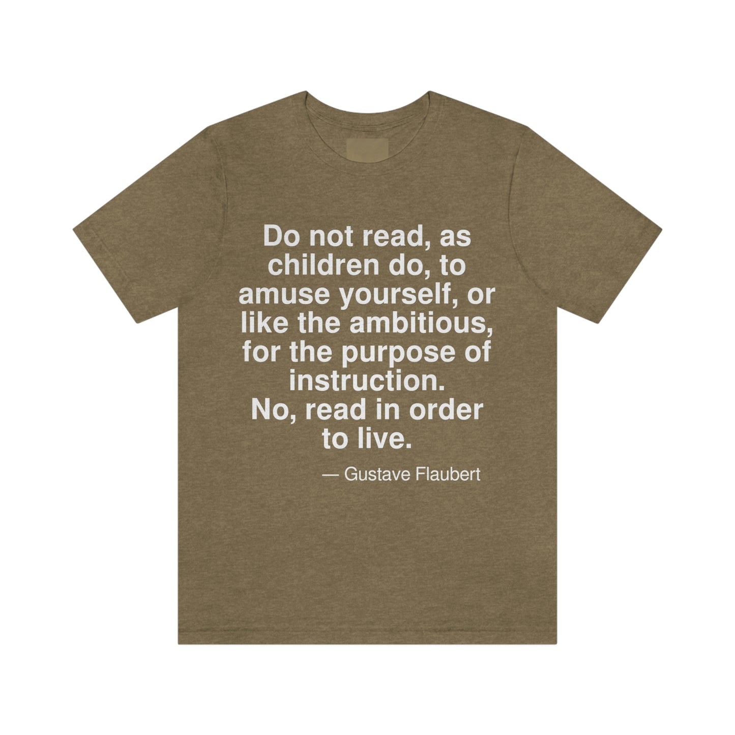 Flaubert Read Aa adult t-shirt