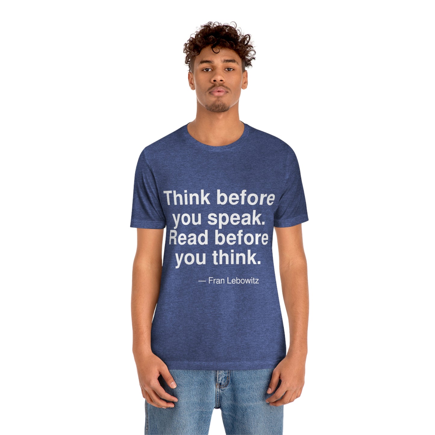 Lebowitz Think Aa adult t-shirt