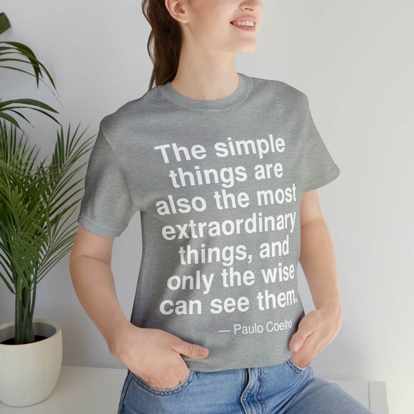 Coelho Simple Aa adult t-shirt