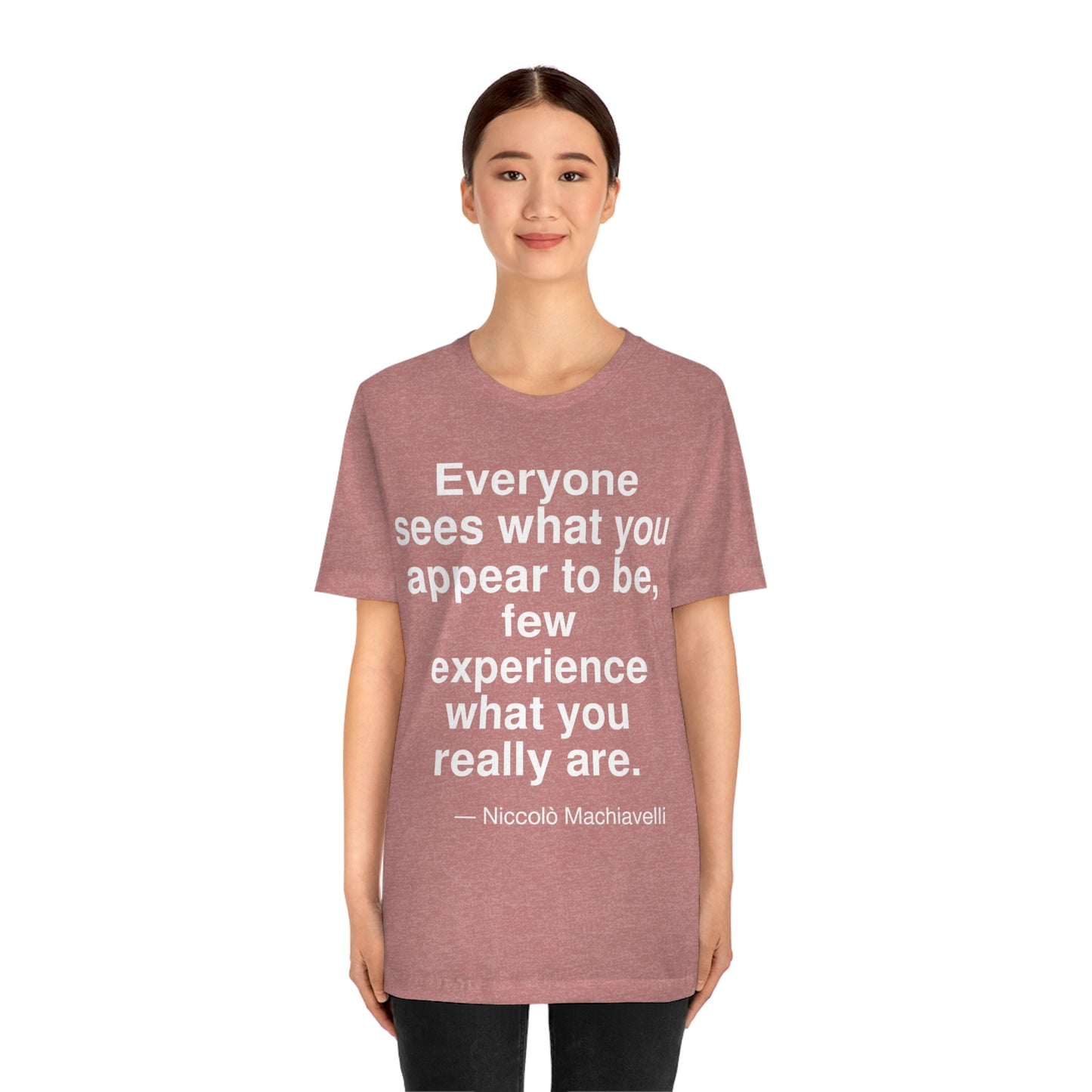 Machiavelli Sees Aa adult t-shirt