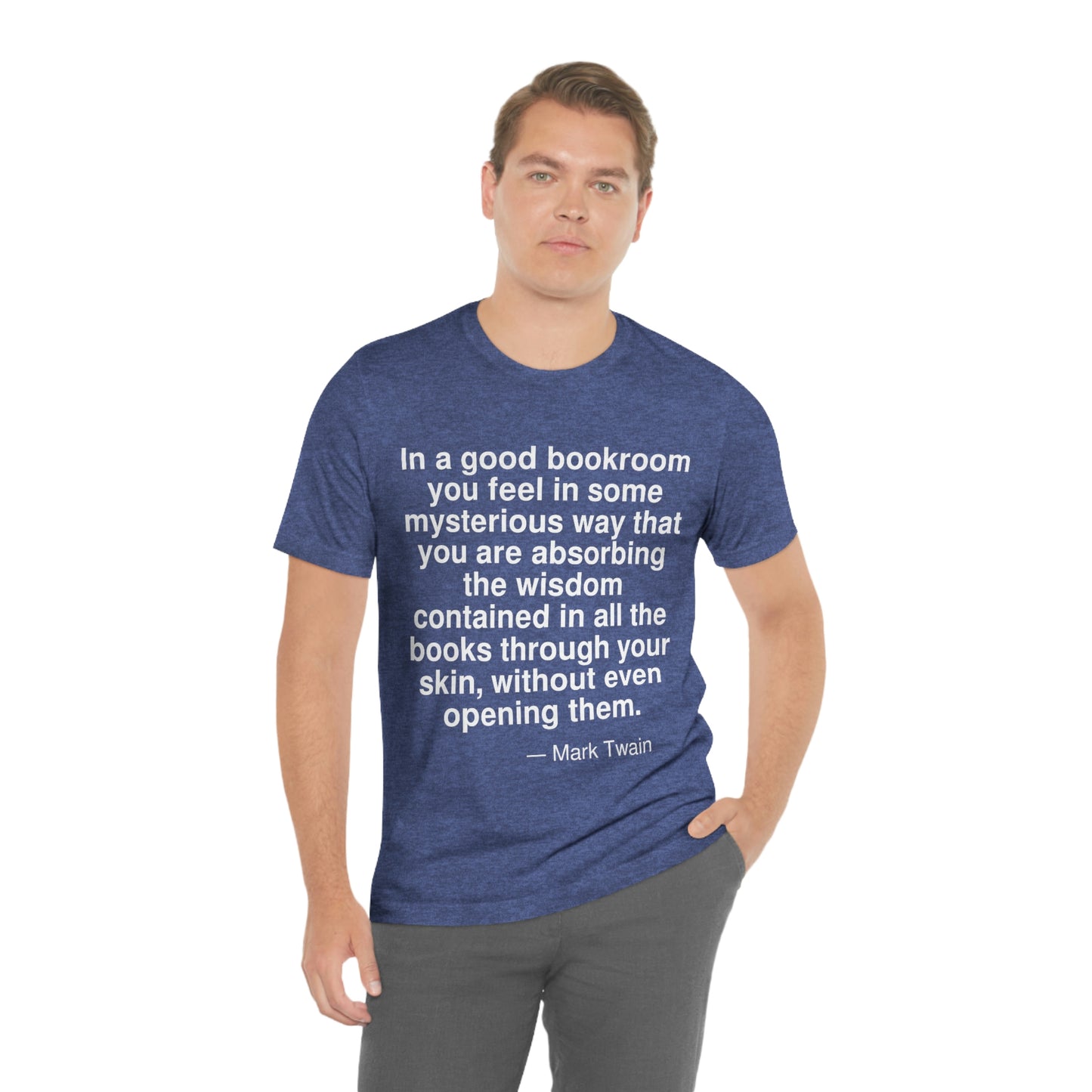 Twain Bookroom Aa adult t-shirt