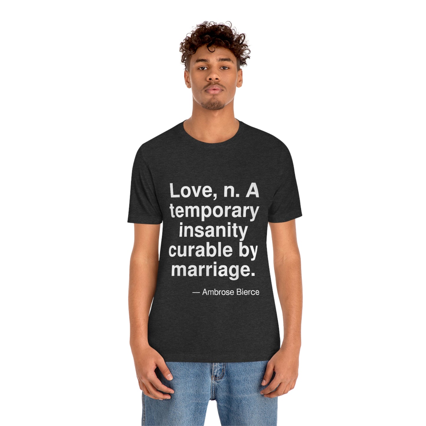 Bierce Love Aa adult t-shirt