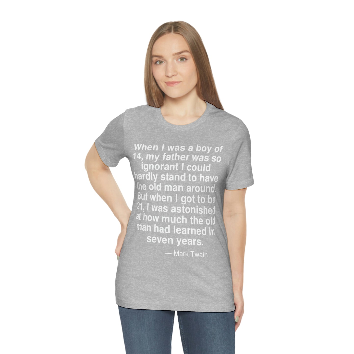 Twain Father Aa adult t-shirt