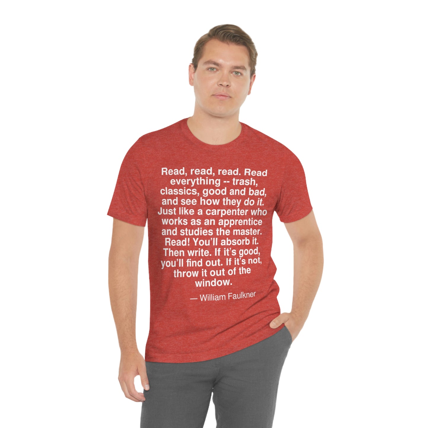 Faulkner Read Aa adult t-shirt