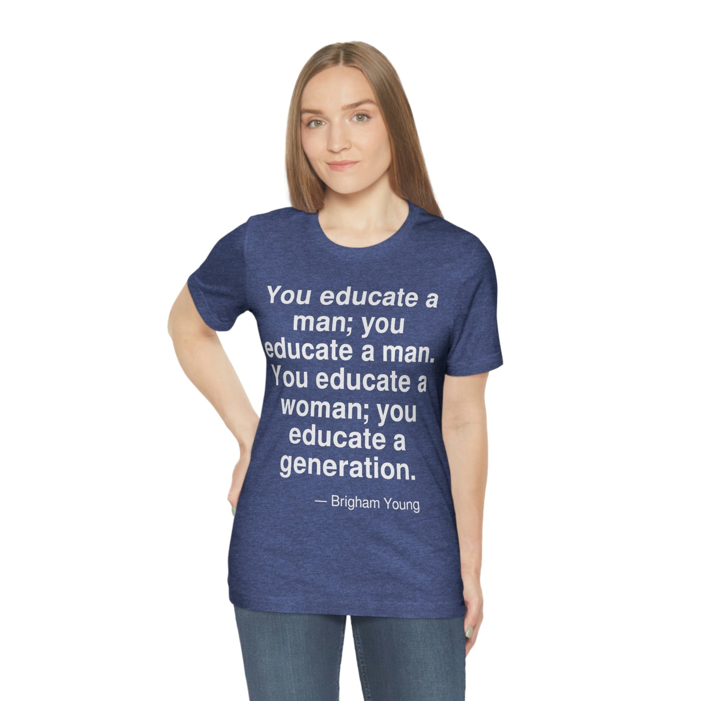 Young Educate Aa adult t-shirt