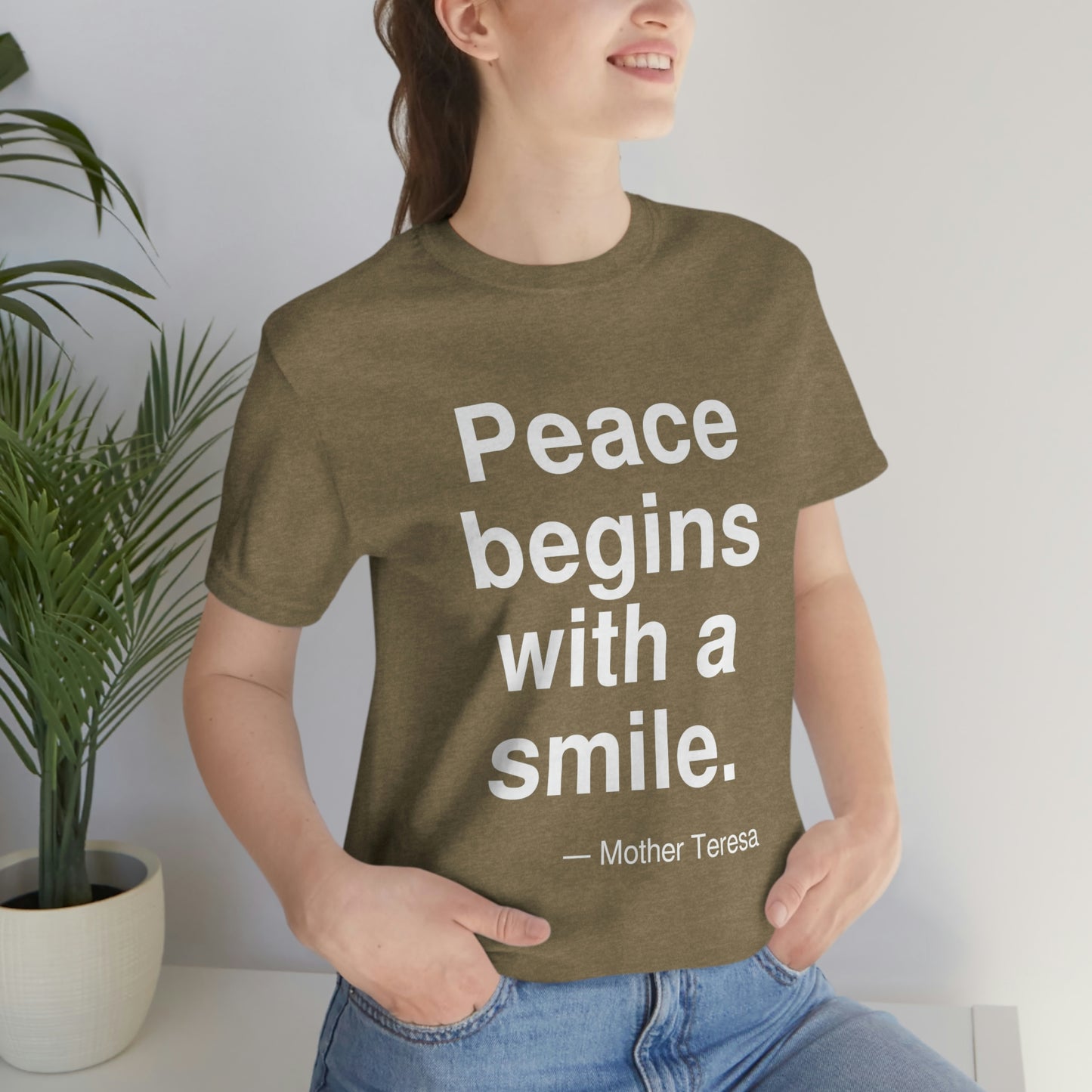 Teresa Peace Aa adult t-shirt