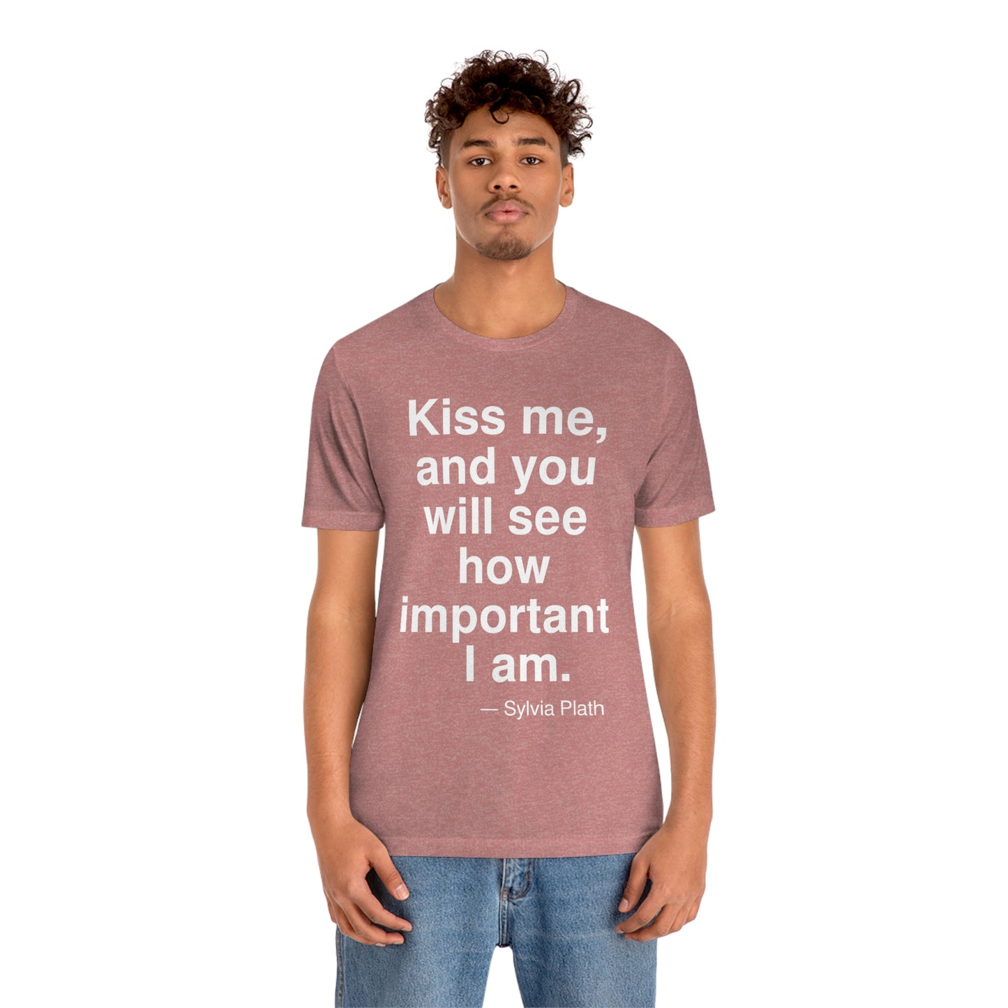 Plath Kiss Aa adult t-shirt