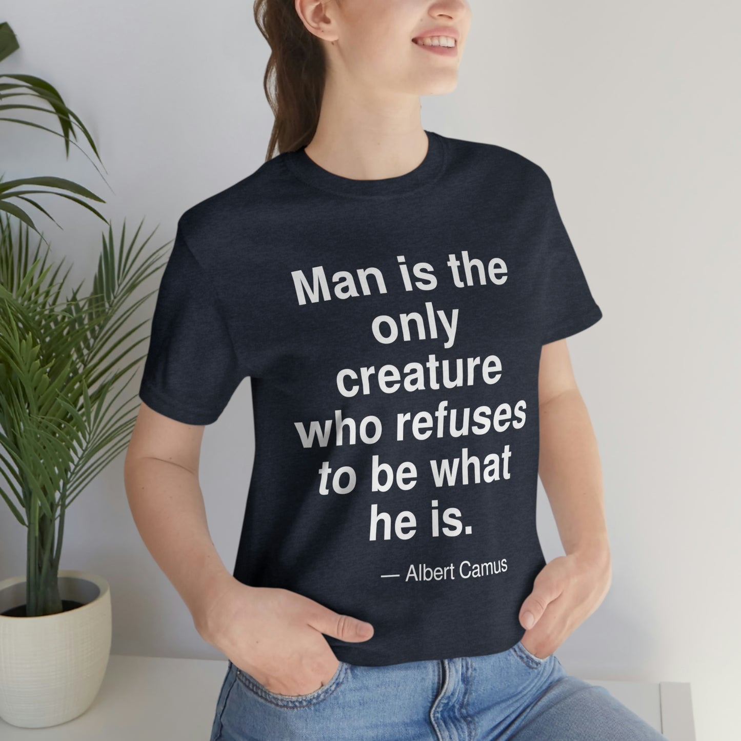 Camus Refuses Aa adult t-shirt