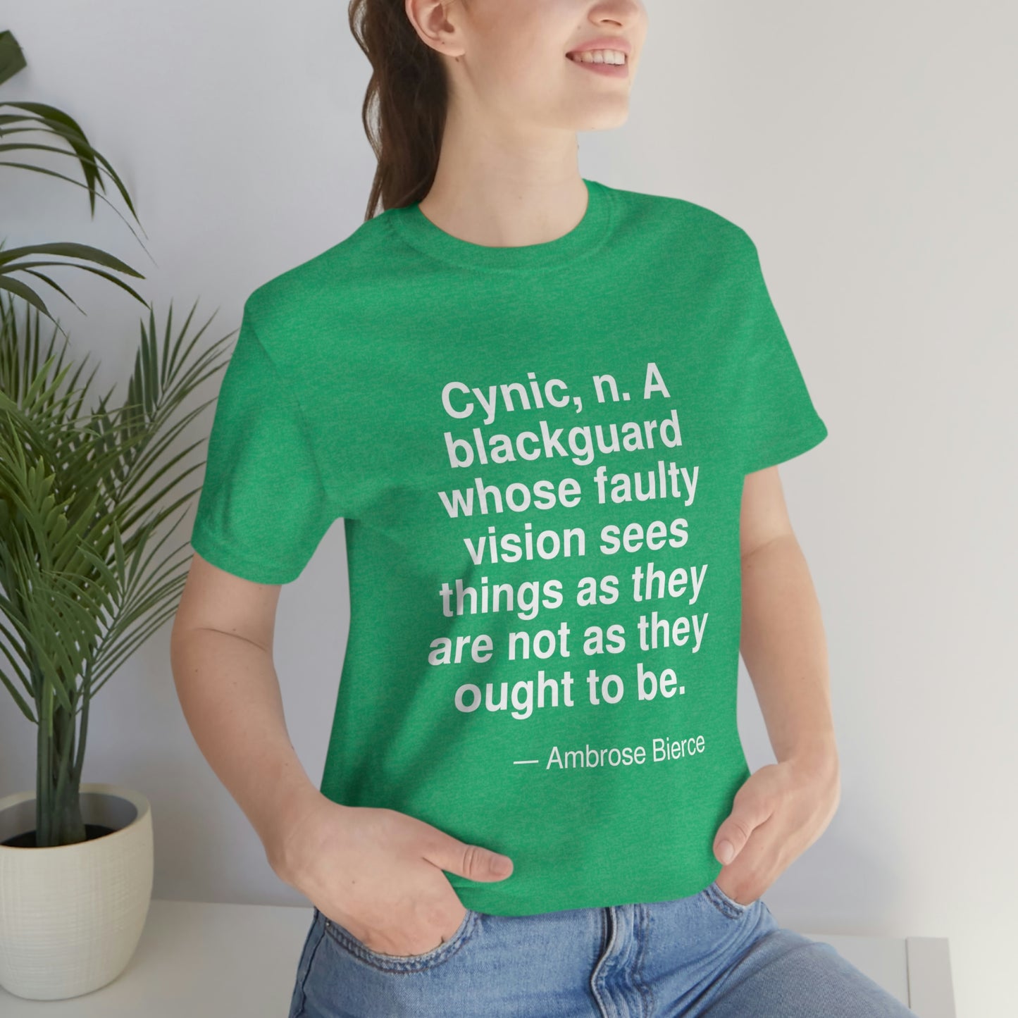 Bierce Cynic Aa adult t-shirt