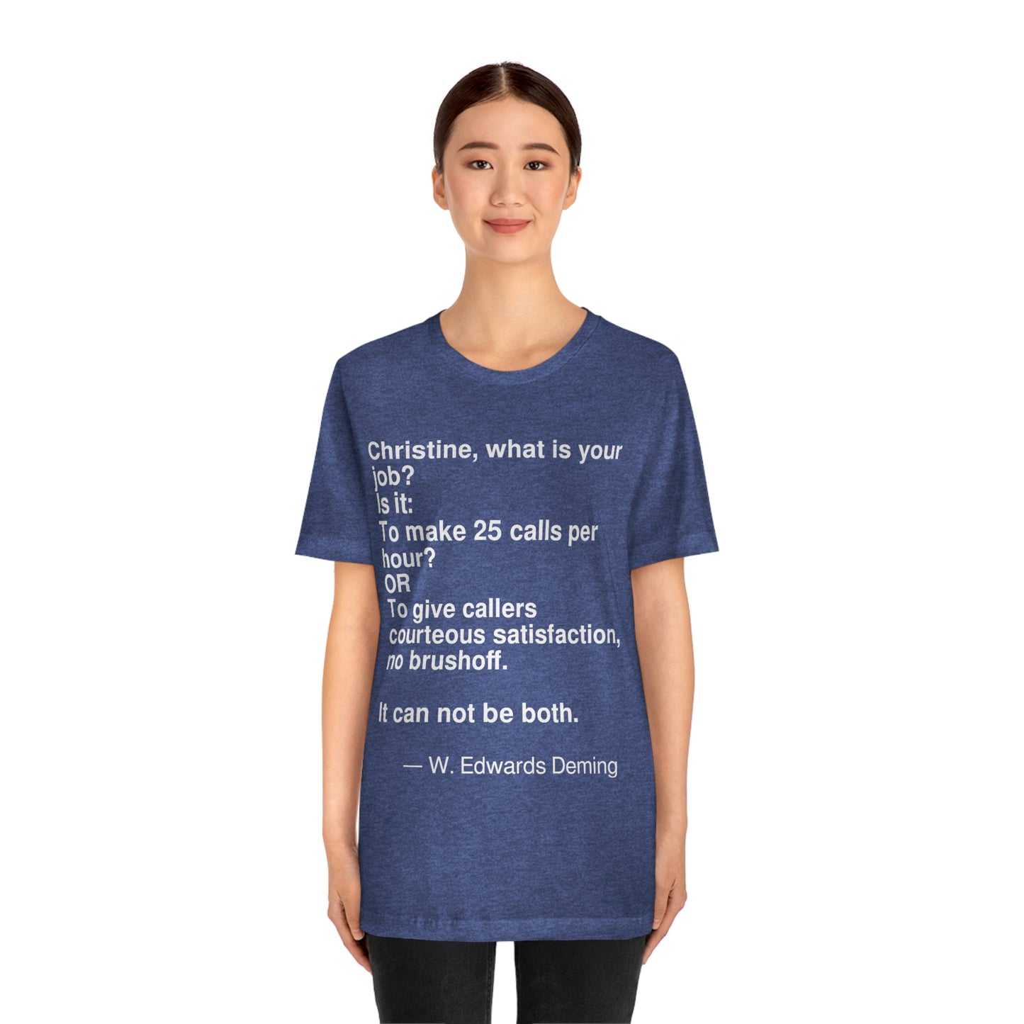 Deming Job Aa adult t-shirt