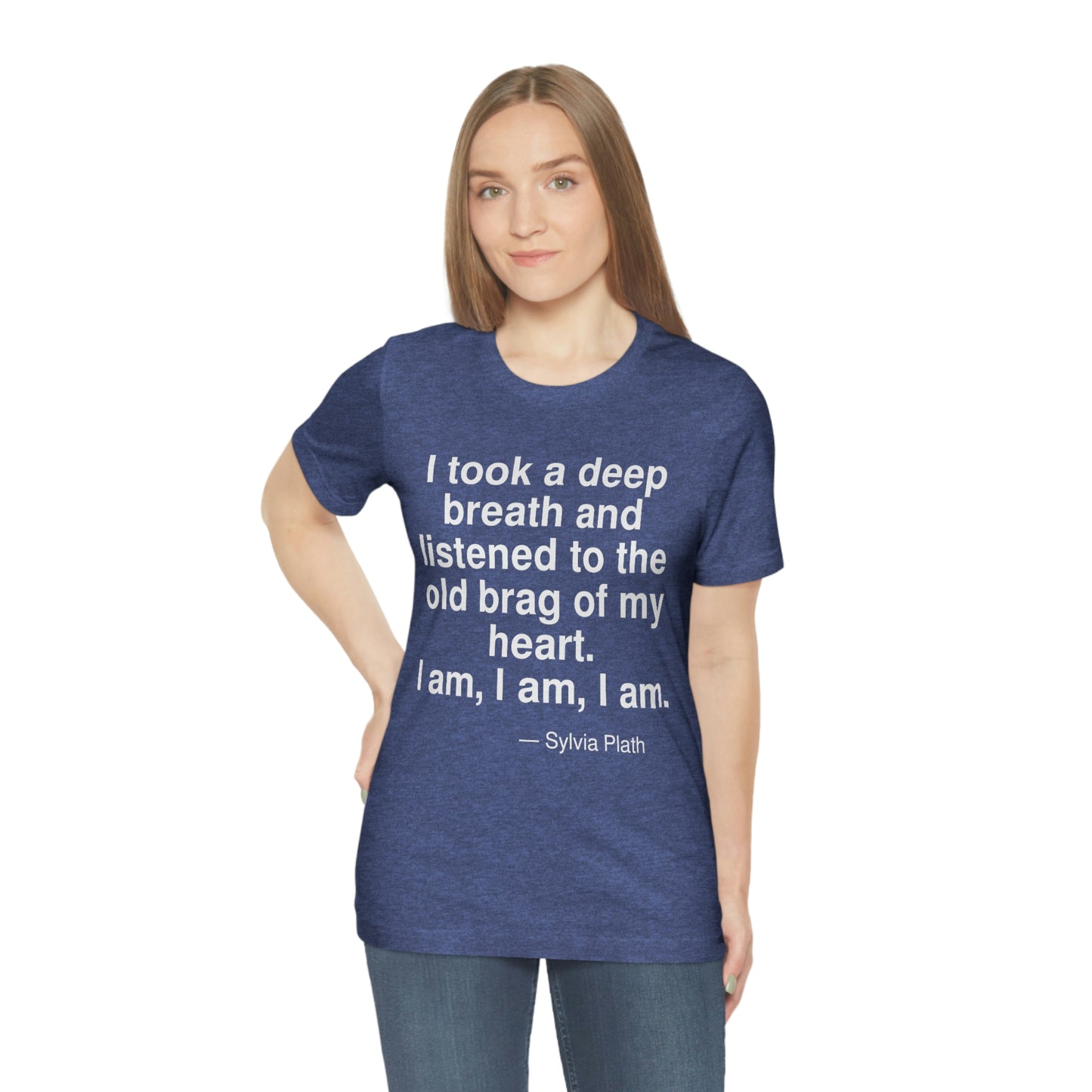 Plath Breath Aa adult t-shirt