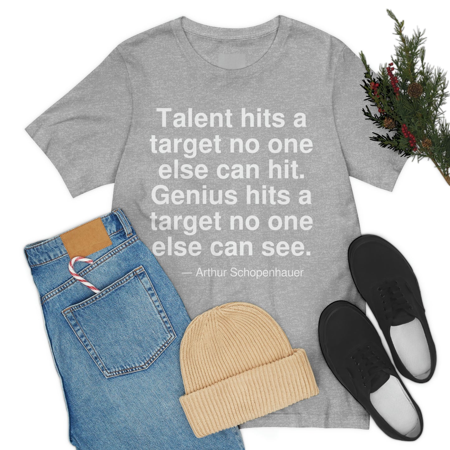 Schopenhauer Target Aa adult t-shirt