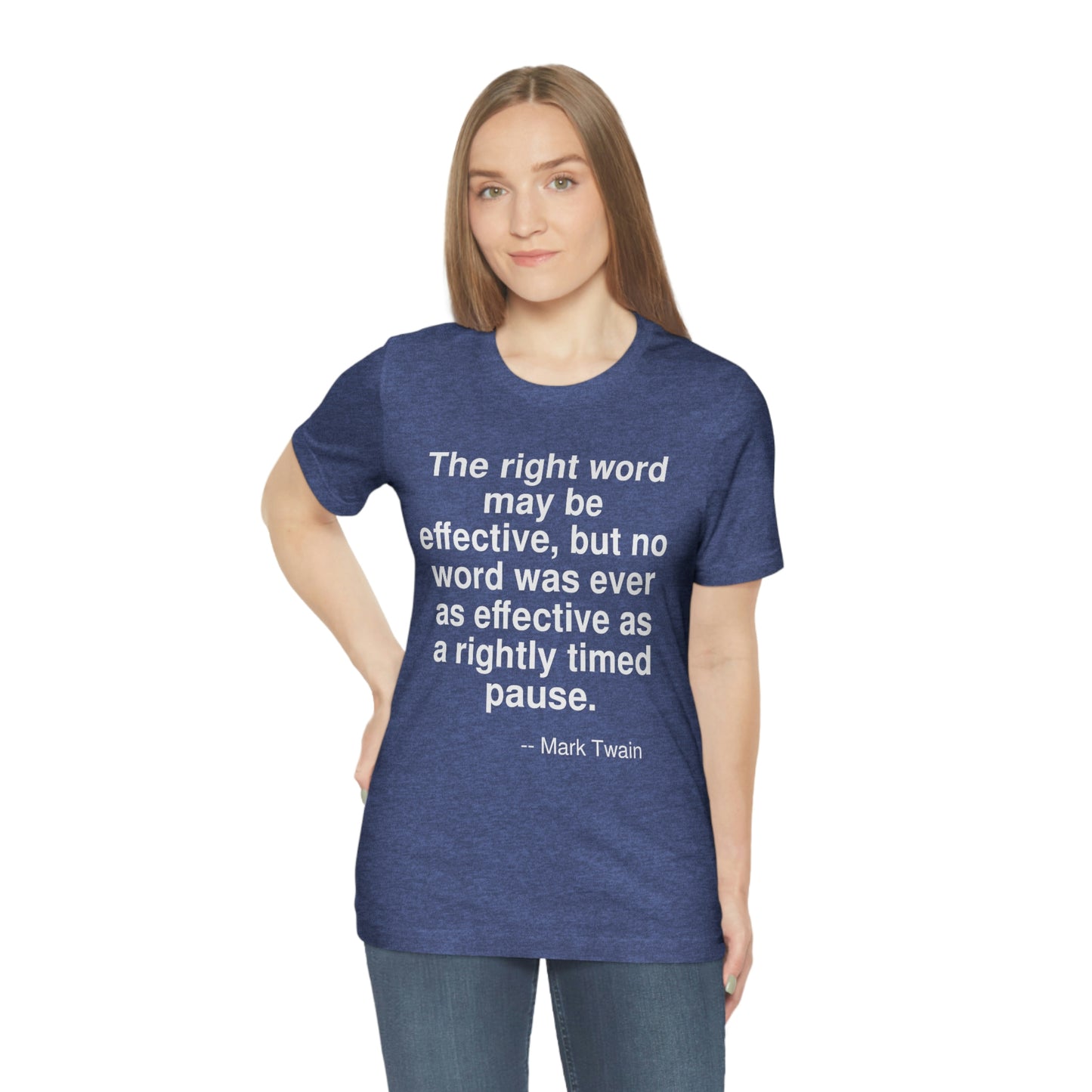 Twain Pause Aa adult t-shirt