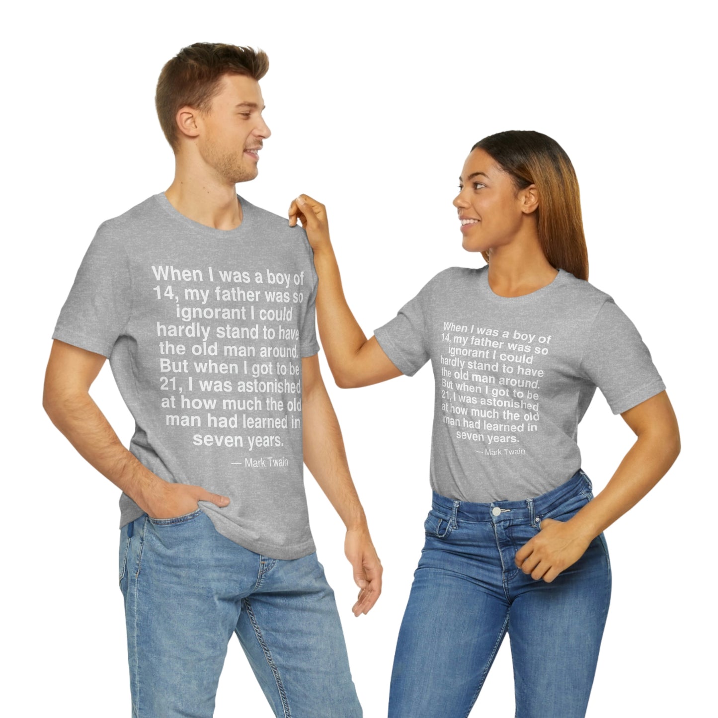 Twain Father Aa adult t-shirt