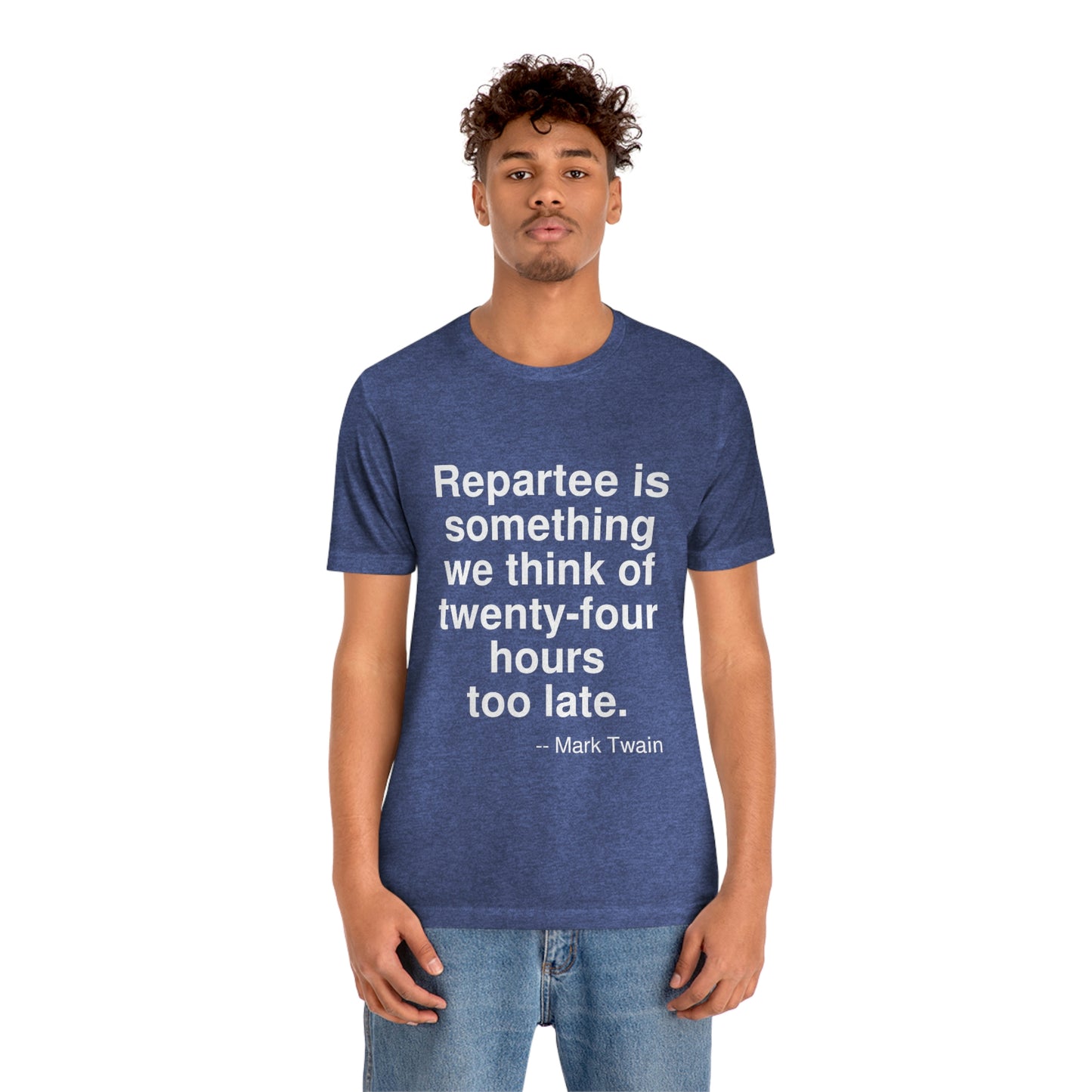 Twain Repartee Aa adult t-shirt